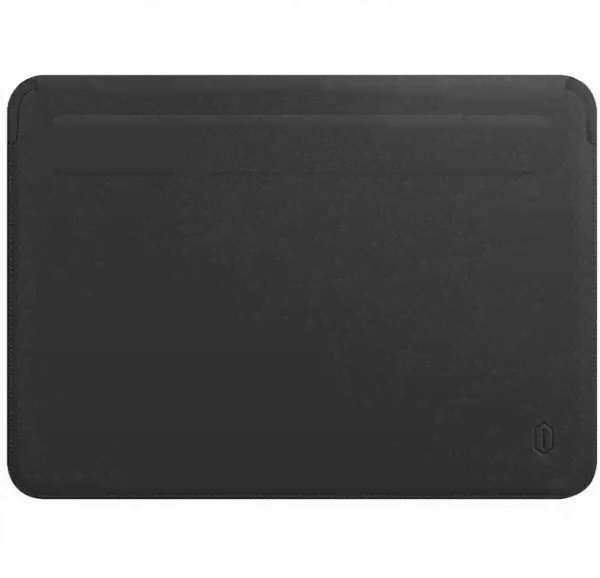 Черный кожаный чехол для Macbook Pro 13 2016 - 2020 WiWU Skin Pro II