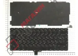 Клавиатура для ноутбука Apple MacBook A1278 A1278 черная под подсветку RU AAA+