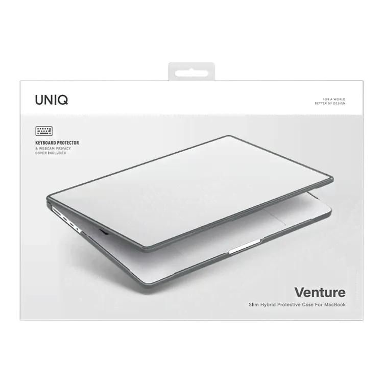 Чехол Uniq для Macbook Pro 16 (2021) Venture PC/TPU case Иней/Серый-0