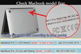 🛍 Мягкий чехол для клавиатуры Macbook Pro 13 15 Retina A1502 A1398, Силиконовая Водонепроницаемая накладка на клавиатуру для Macbook Pro Retina 13 15