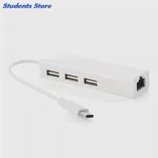 2021 Новый USB Ethernet Type C USB-C 3.1-USB 3.0 Концентратор Ethernet Lan RJ45 Сетевой адаптер Для Macbook США