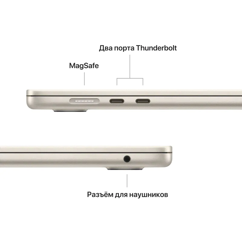 MacBook Air 15 M2 (2023), MQKT3 «серебристый»-4