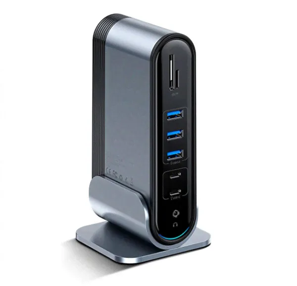Переходник для Macbook Baseus HUB Working Station Grey CAHUB-AG0G-0
