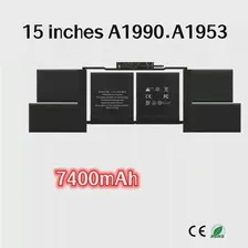 7400 мАч для Apple Ноутбук аккумулятор MacBook Pro 15 дюймов A1990 A1953 Батарея ноутбука