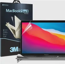 Защитная плёнка MOCOLL (5 в 1) для MacBook Air 13' 2018 / MacBook Air 13' M2 Серая
