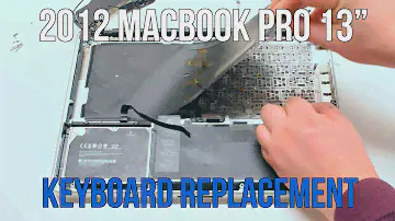 2012 Macbook Pro 13" A1278 Keyboard Replacement