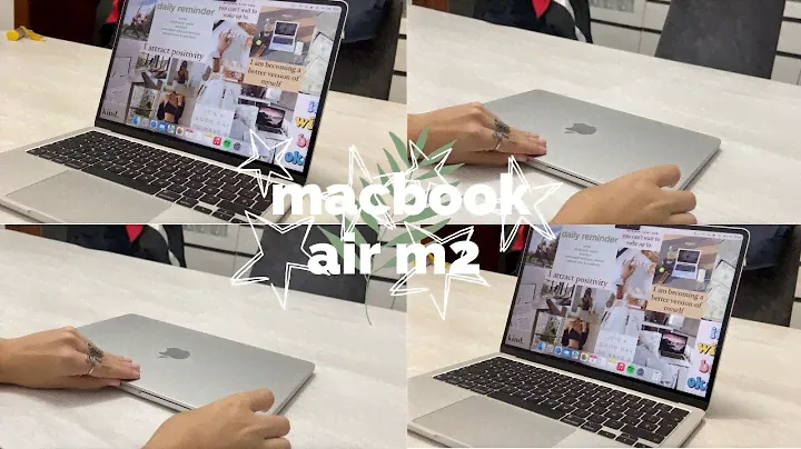 macbook air m2 silver | unboxing :)
