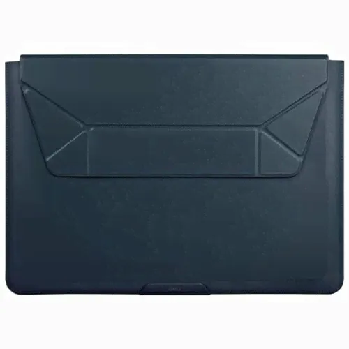 Чехол Uniq Oslo для MacBook Pro 14 (M1/M2, 2021-2023) тёмно-синий (Abyss Blue)