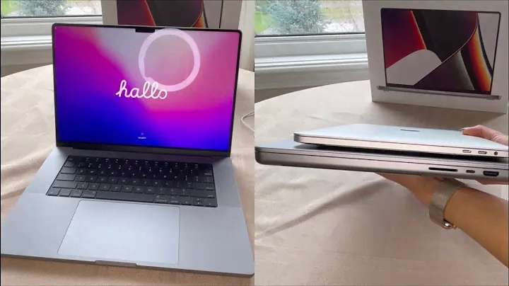 2021 16-inch MacBook Pro - Space Grey Unboxing + Size Comparison with 2016 13-inch MacBook Pro