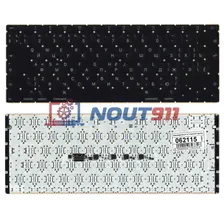 Клавиатура для ноутбука MacBook 12" A1534 2015+ Big Enter черная
