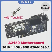Протестированная Оригинальная Материнская плата A2159 820-01598-A для MacBook Pro Retina 13 "A2159 Logic Board i5 1,4 ГГц 8 ГБ 128 ГБ 256 ГБ 2019 Года выпуска
