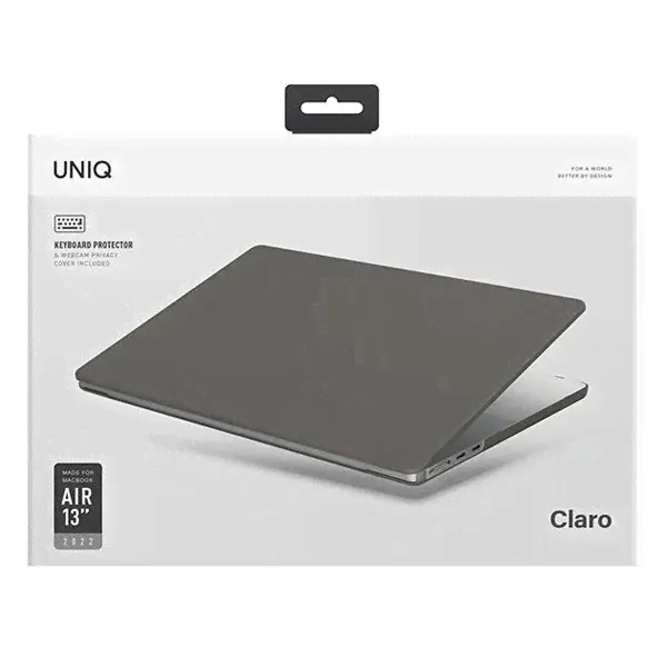 Чехол Uniq для Macbook Air 13 (2022 M2) HUSK Pro Claro (Матово-серый)-0