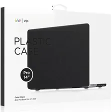 Чехол накладка пластик vlp черный для Macbook Pro 14" (2021) (PCMBP21-14BM)
