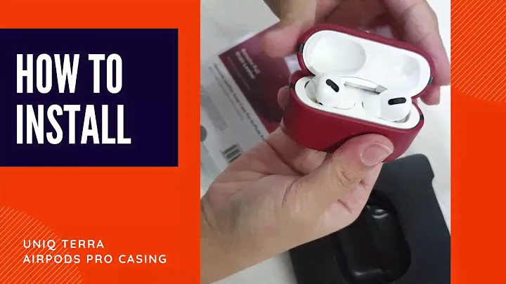 Uniq Terra AirPods Pro casing installation demo
