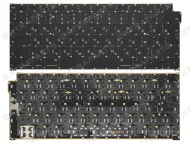 Клавиатура Apple MacBook Air 13" A1932 черная с подсветкой V.1