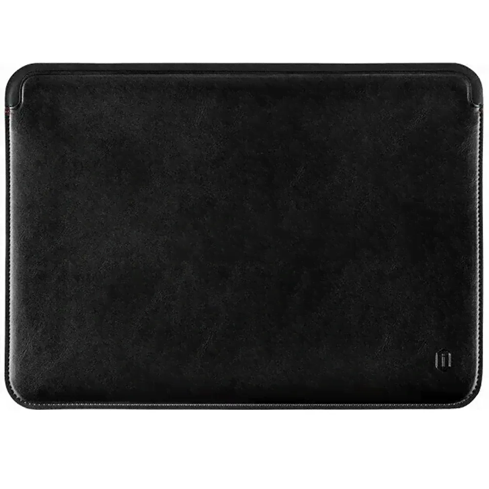 Чехол папка Skin Pro Platinum эко-кожа фактурный WiWU черный для Macbook Pro 14"-0