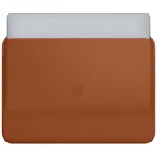 Кейс для MacBook Apple Leather Sleeve 16 MacBook Pro Saddle Brown