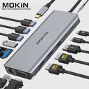 MOKiN док-станция USB-C Hub для MacBook AirPro, iPad M1M2, Thunderbolt ноутбук - Особенности HDMI 4K, DP, 100W PD, SDTF, RJ45 (art.: 3920c1b9ce828)