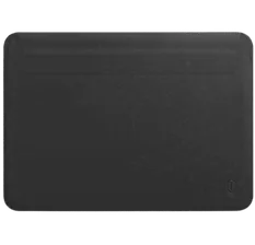 Конверт-чехол кожаный Wiwu Skin Pro 2 Leather для Macbook 13-14 (Чёрный)