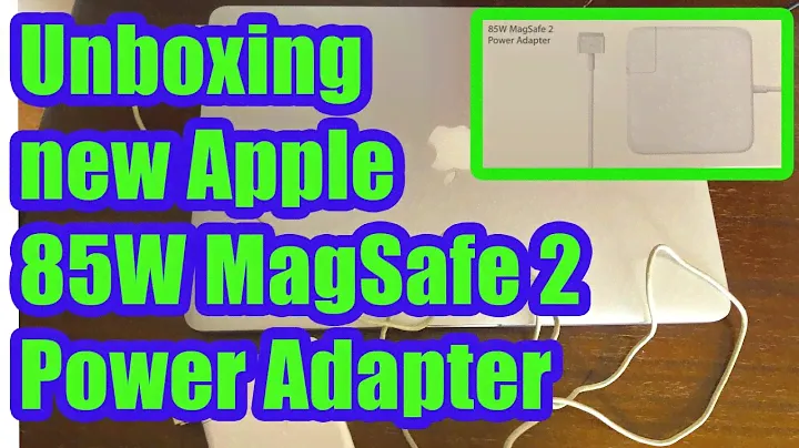My old MacBook charger broke. Unboxing new Apple 85W MagSafe 2 Power Adapter.