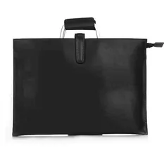 Черная кожаная сумка для Macbook Pro 15 Luxury Handbag