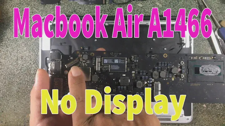 Macbook Air A1466 No Display