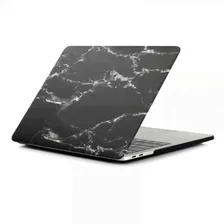 Чехол-накладка "Мрамор" пластиковый для MacBook Pro 13", темный