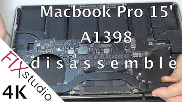 Macbook Pro Retina [A1398] -  disassemble [4K]
