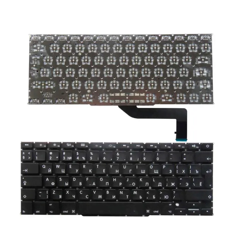 Клавиатура для MacBook Pro 15", Retina A1398, RUS-USA, 2012-2015