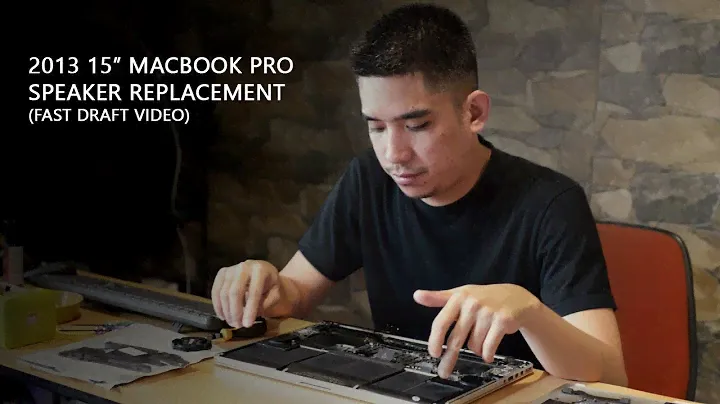 Early 2013 15" MacBook Pro Speaker Replacement (Fast Draft)
